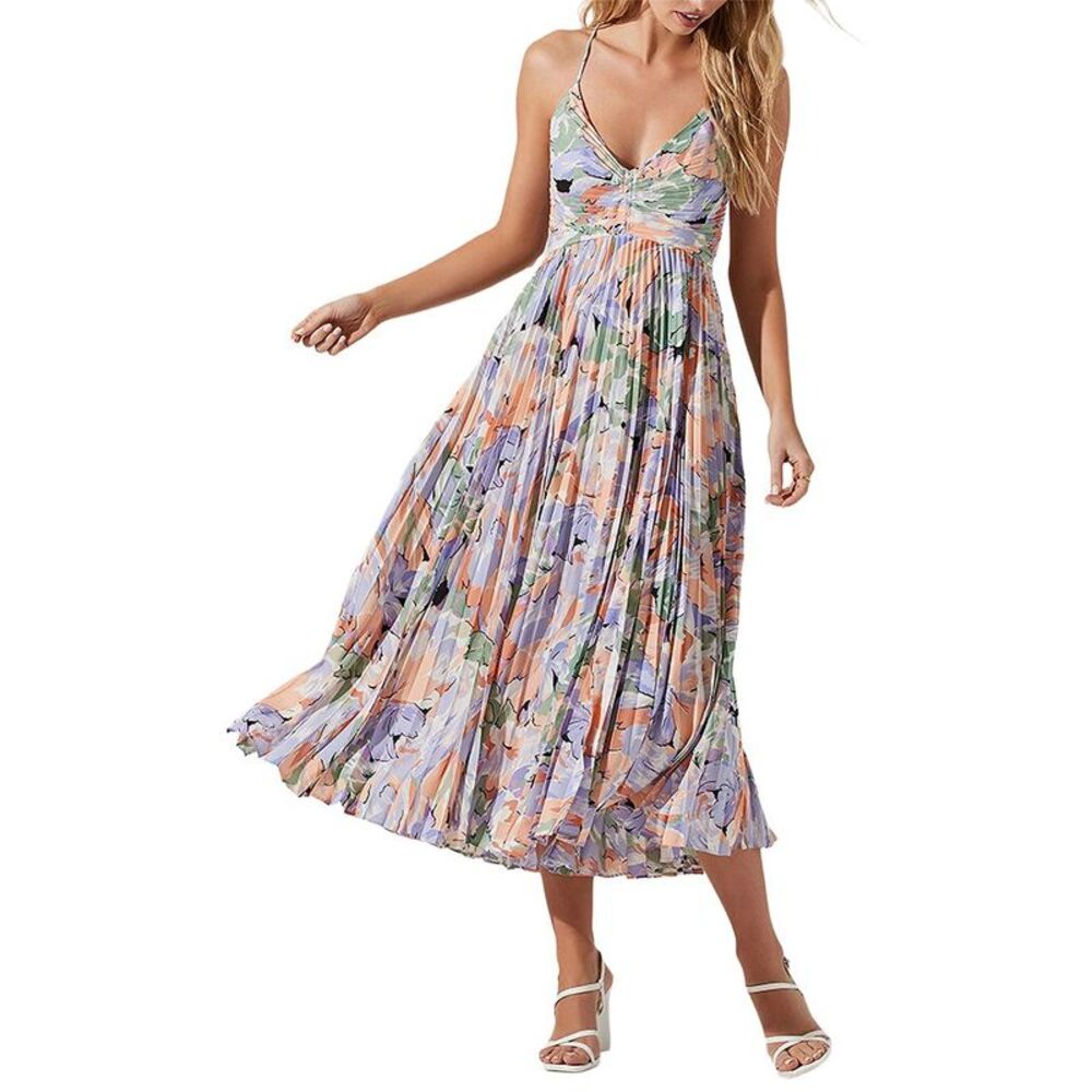 Amina Glam Womens  Midi Dress